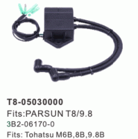 2 STROKE - IGNITION COIL - PARSUN T8/9.8 - 3B2-06170-0 -TOHATSU M6B,8B,9.8B -T8-05030000 - Parsun